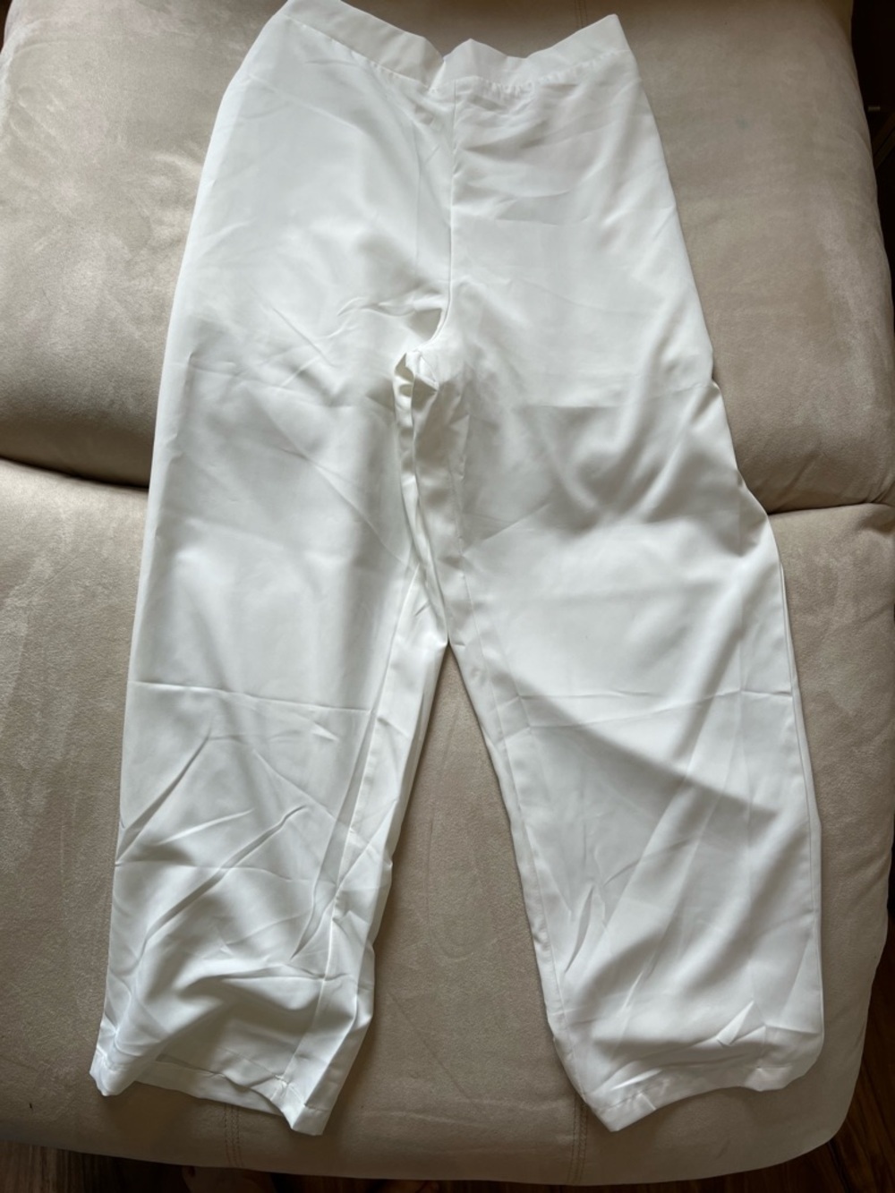Elegant White Lightweight Pants